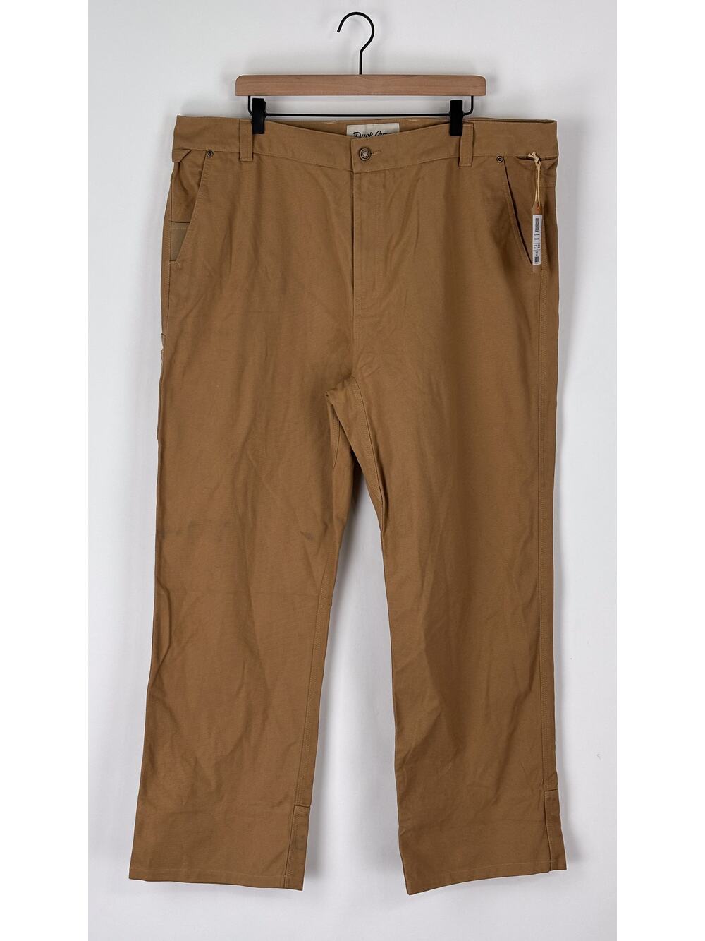 Duck Camp Mens Brush Pants Reed Brown Size 42 x 32 New Flawed